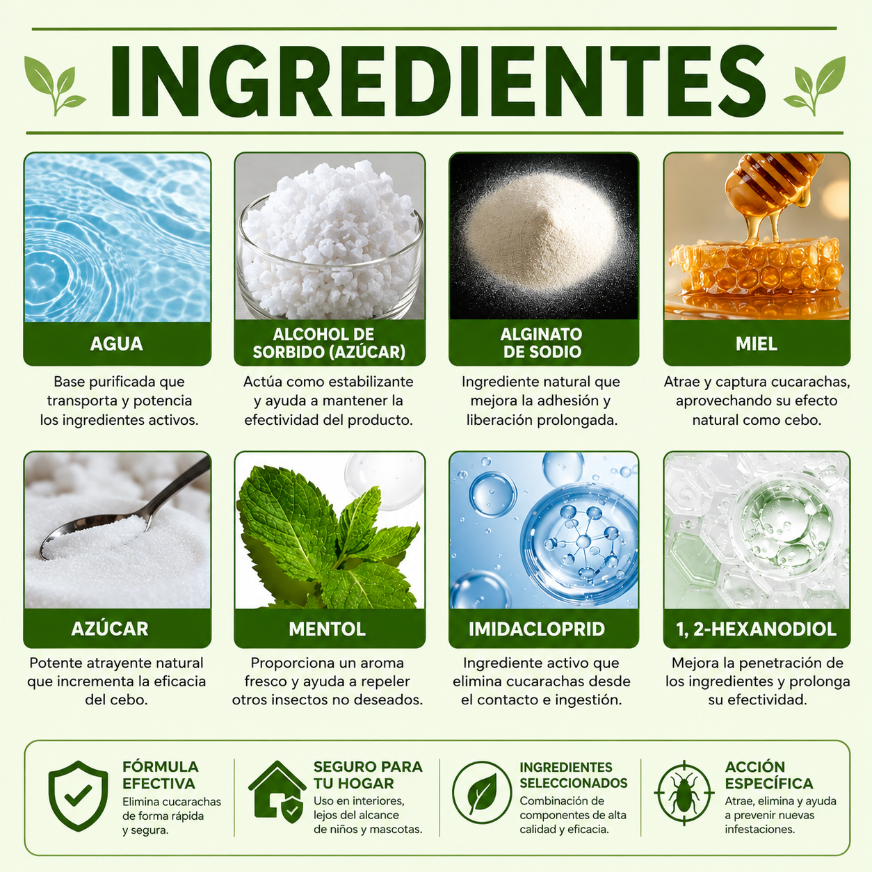 🔥 2x1 Repelente de Cucarachas  – Elimina la Plaga Antes de que Invada tu Cocina