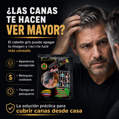 SHAMPOO CUBRE CANAS NEGRO Y DORA MASC