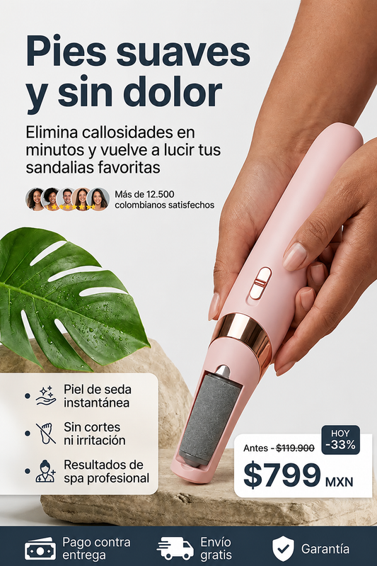 Lima USB Quita Callos para Pies Suaves Sin Dolor