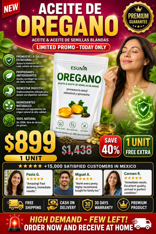 Aceite De Oregano 300 Capsulas - imagen 1