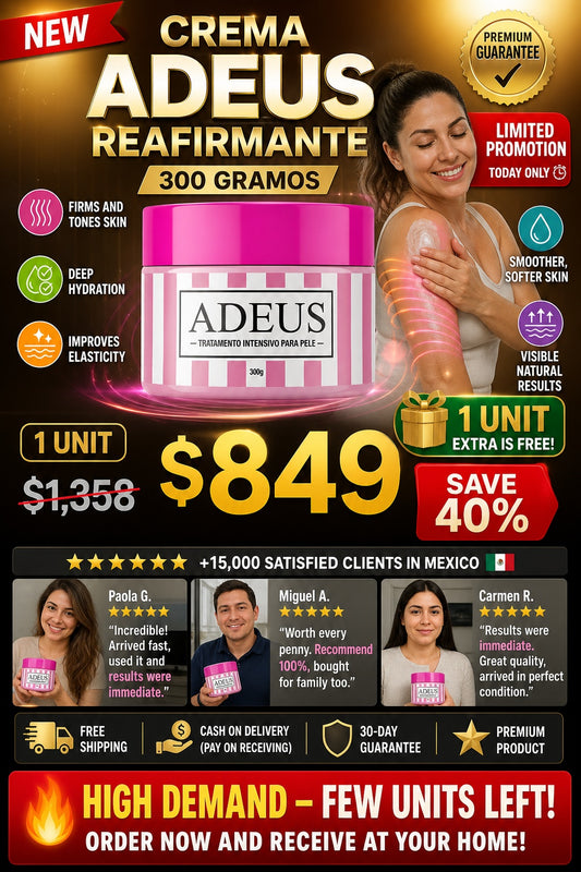 Crema Adeus Reafirmante 300 Gramos - imagen 1