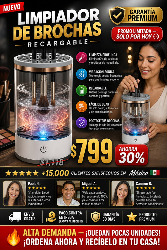 Limpiador De Brochas Recargable - imagen 1