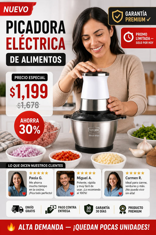 Picadora Electrica De Alimentos - imagen 1