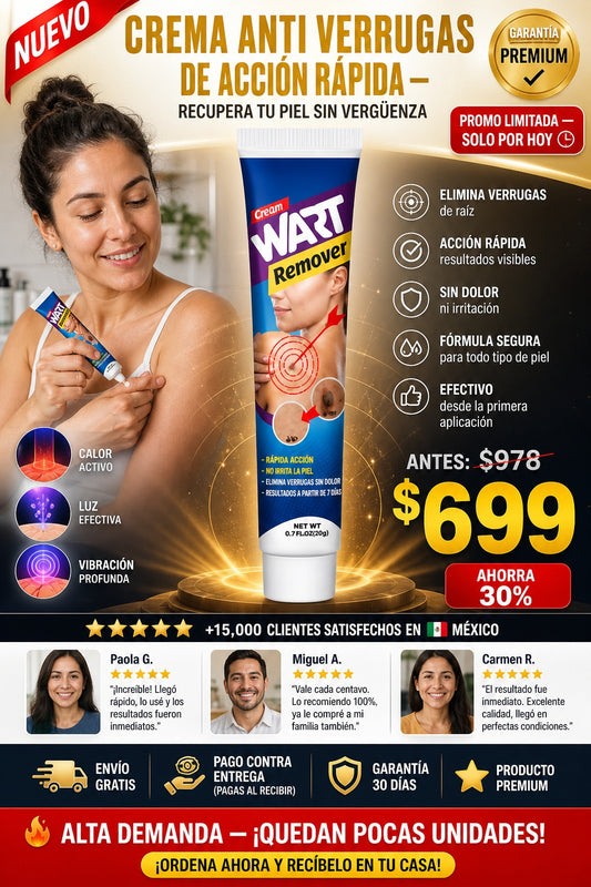 Crema Anti Verrugas de Acción Rápida — Recupera tu Piel Sin Vergüenza - imagen 1