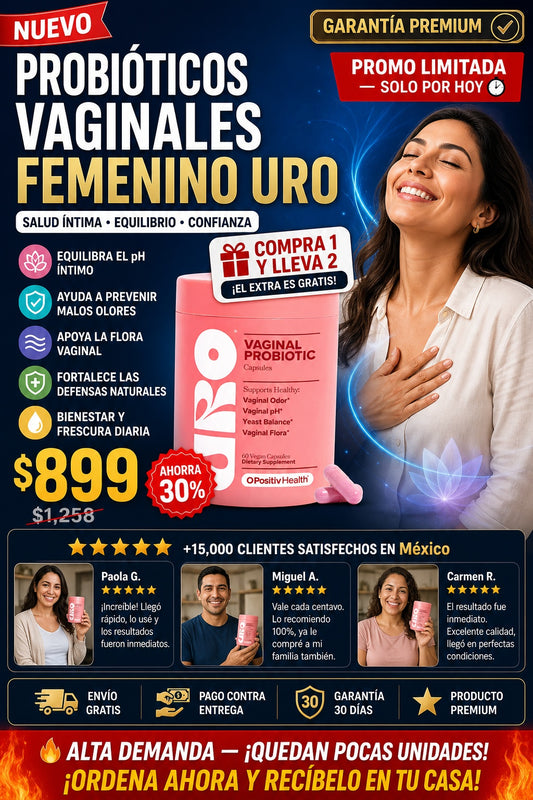 Probioticos Vaginales Femenino Uro - imagen 1