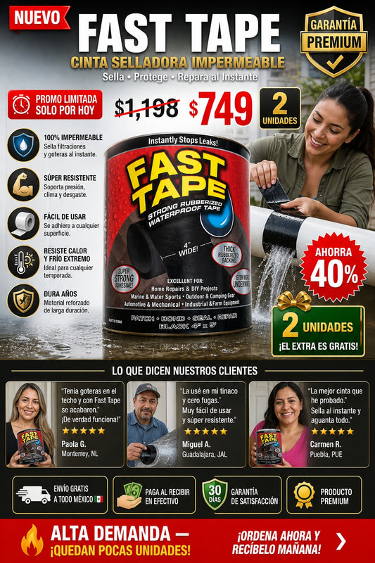 Cinta Fast Tape Selladora Sumergible - imagen 1