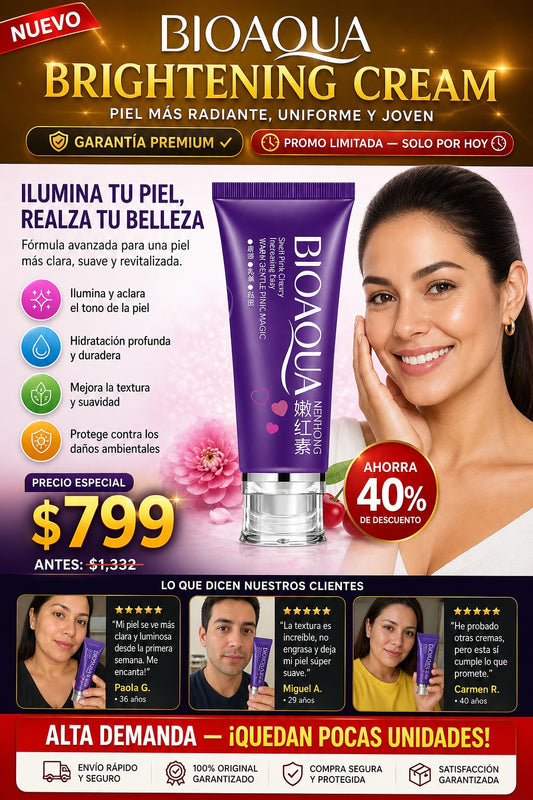 Crema Aclarante Bioaqua - imagen 1