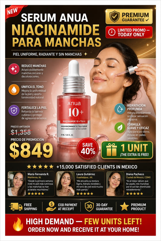 Serum Anua Niacinamide Para Manchas - imagen 1