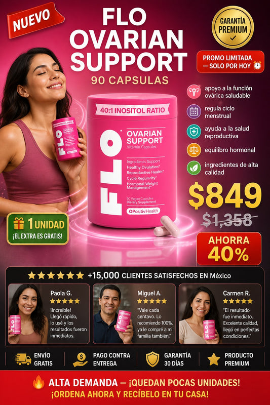 Suplemento Flo Ovarian Support 90 Capsu - imagen 1