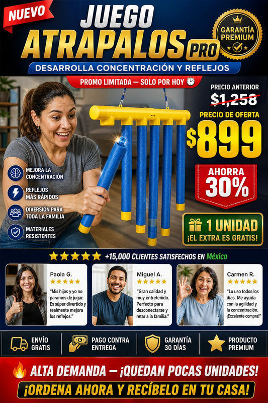 Juego AtrapaPalos Pro – Desarrolla Concentración y Reflejos - imagen 1