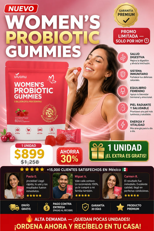 Suplemento Probioticos Muje Gomas - imagen 1