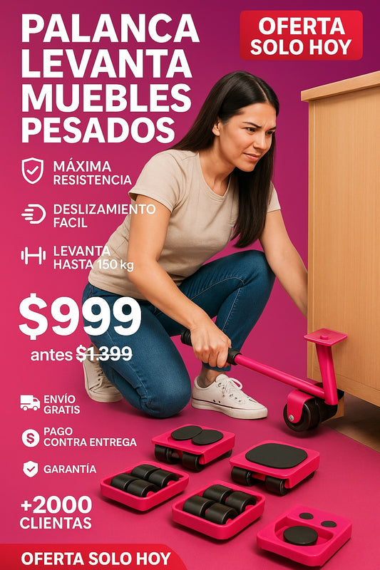 Palanca Levanta Muebles Pesados - imagen 1