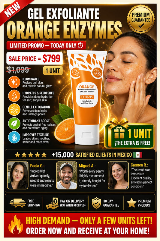 Gel Exfoliante Orange Enzymes - imagen 1