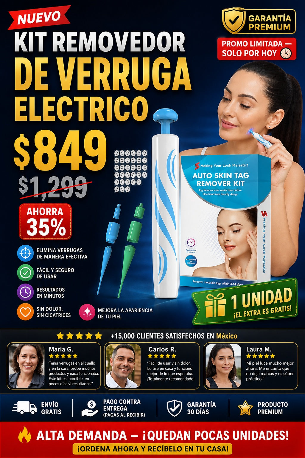 Kit Removedor De Verruga Electrico - imagen 1 - hero