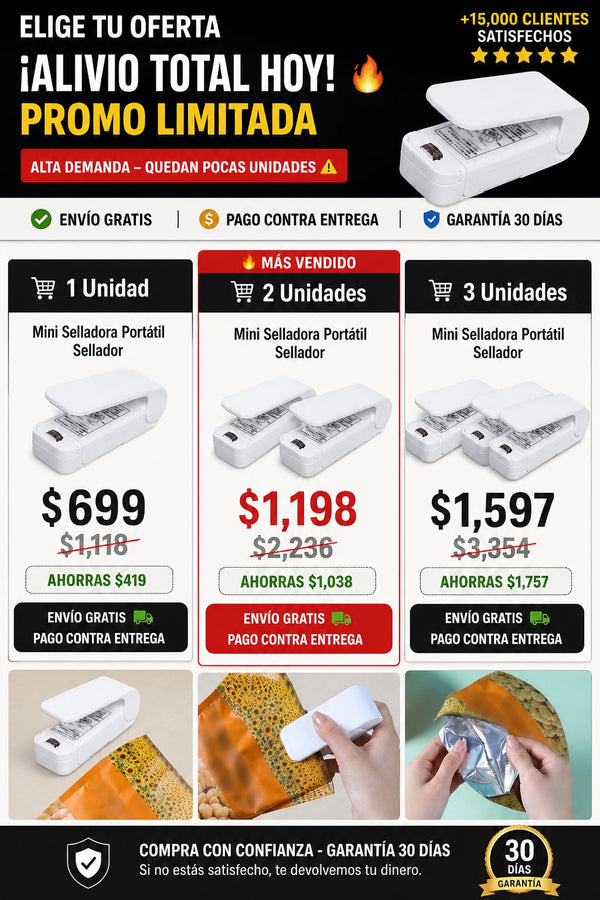 Mini Selladora Portatil Sellador - imagen 2