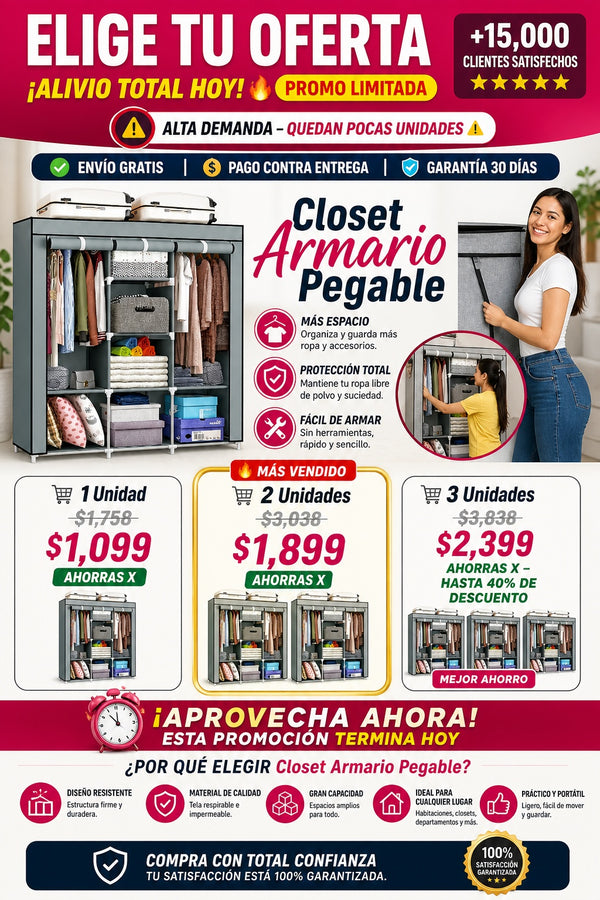 Closet Armario Pegable - imagen 2