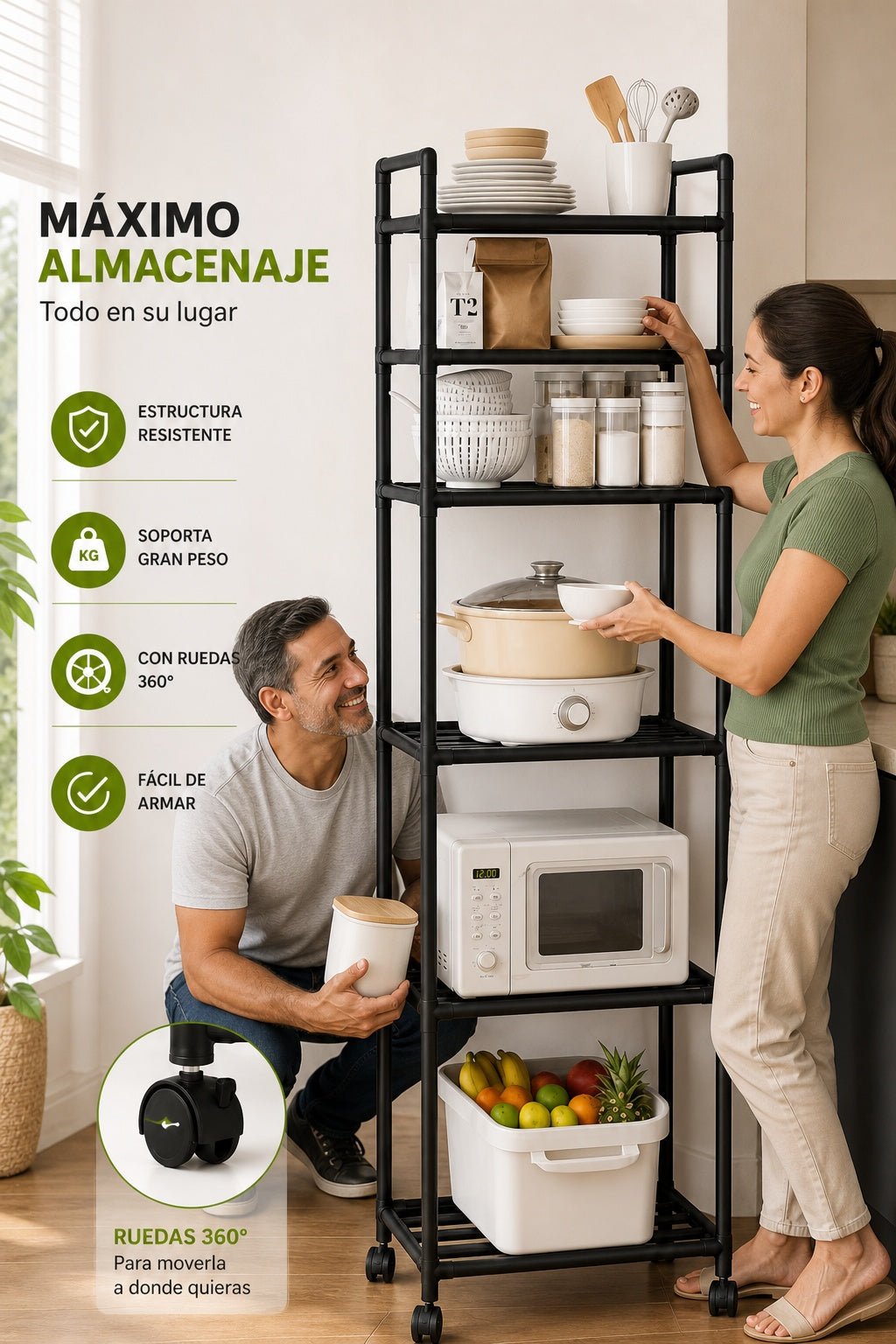 Estante Organizador Multiusos De 5 Nivel - imagen 2