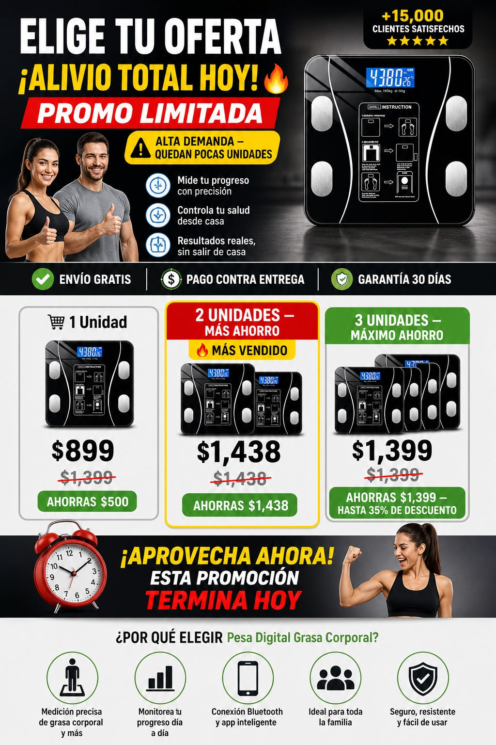 Pesa Digital Grasa Corporal - imagen 2