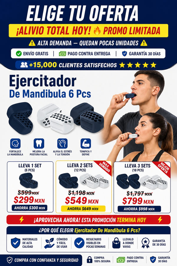 Ejercitador De Mandibula 6 Pcs - imagen 2