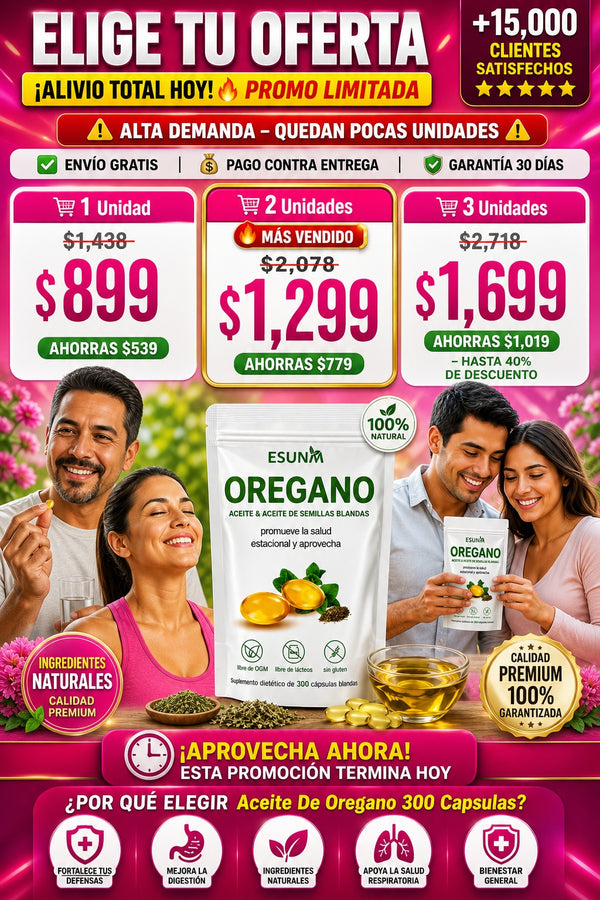 Aceite De Oregano 300 Capsulas - imagen 2