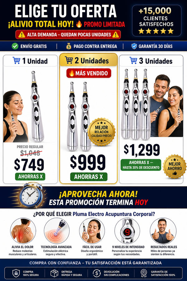 Pluma Electro Acupuntura Corporal - imagen 2