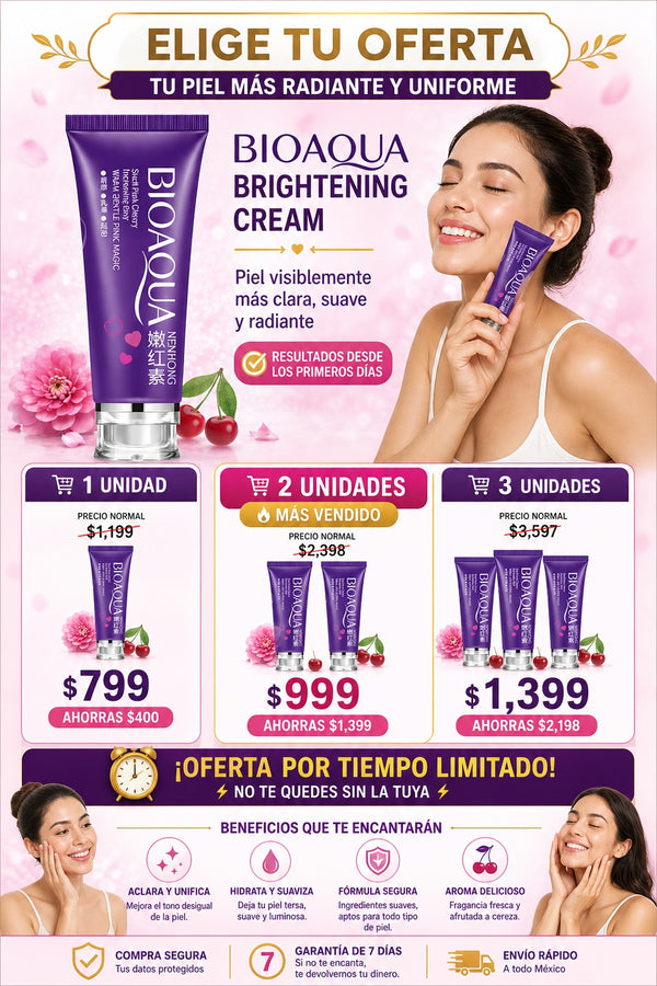 Crema Aclarante Bioaqua - imagen 2