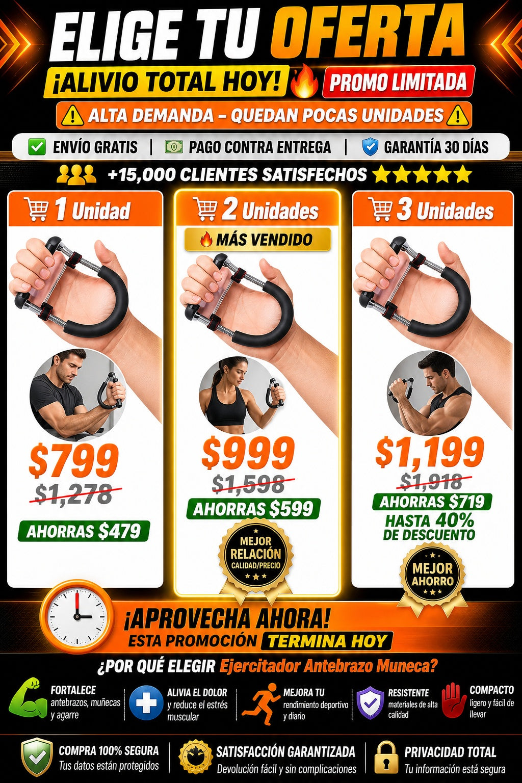 Ejercitador Antebrazo Muneca - imagen 2