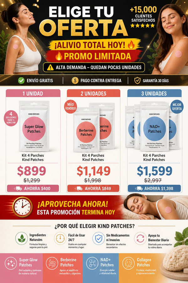 Kit 4 Parches Kind Patches - imagen 2