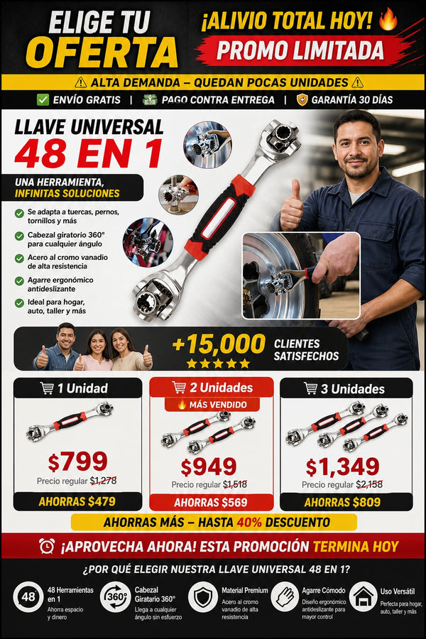 Llave Universal 48 En 1 - imagen 2