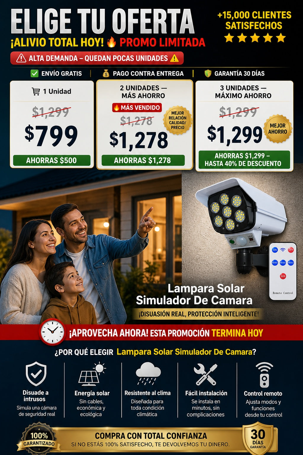 Lampara Solar Simulador De Camara - imagen 2