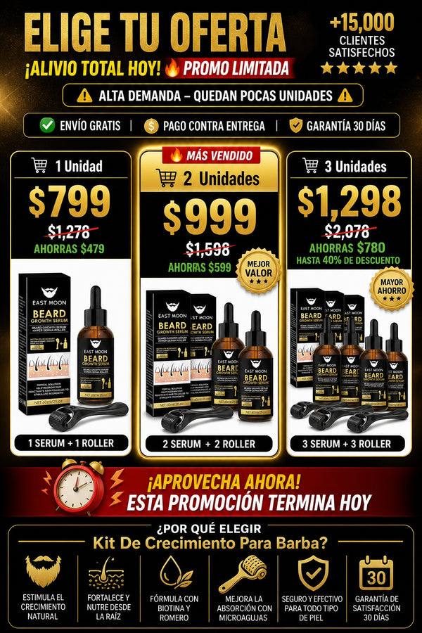 Kit De Crecimiento Para Barba - imagen 2