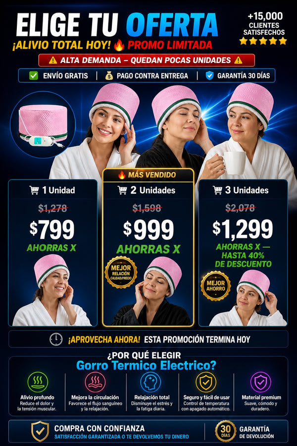 Gorro Termico Electrico - imagen 2