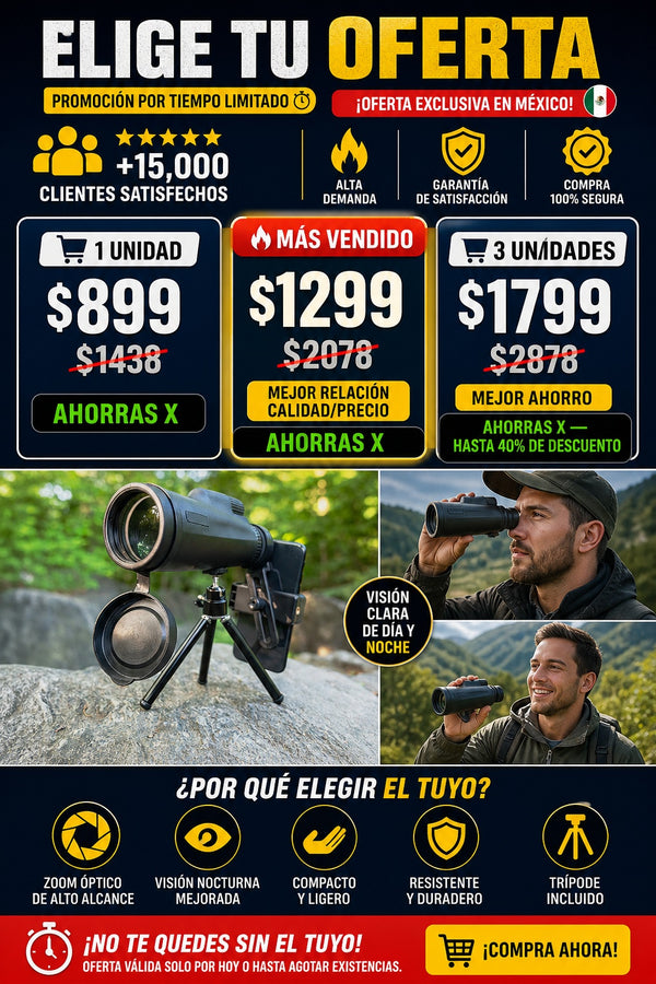 Monocular Telescopico Hd Vision Nocturna - imagen 2