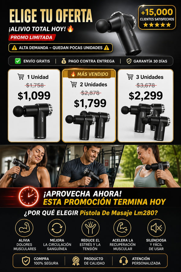 Pistola De Masaje Lm280 - imagen 2