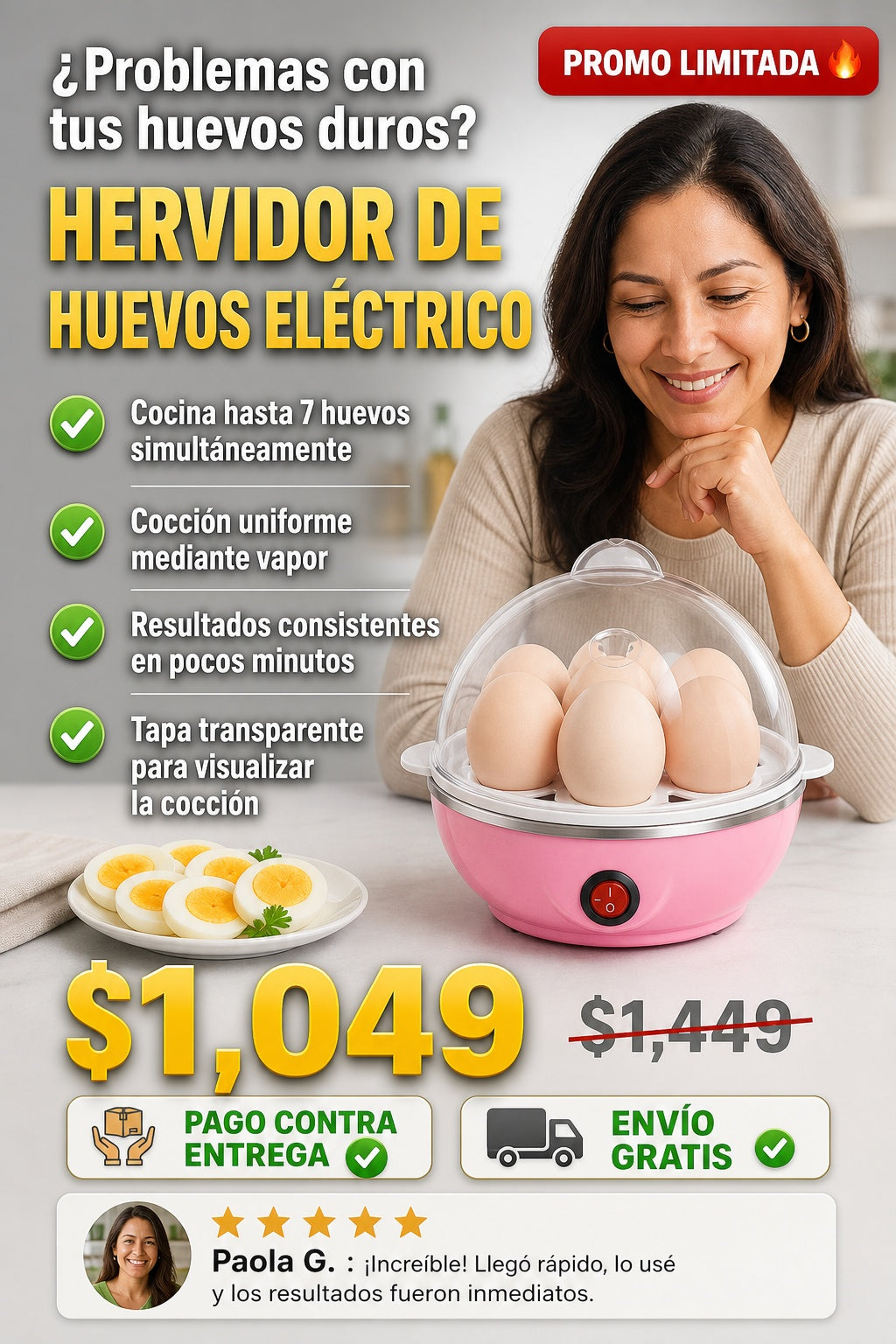 Hervidor de Huevos Eléctrico - imagen 3