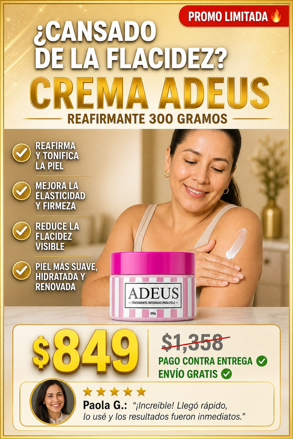 Crema Adeus Reafirmante 300 Gramos - imagen 3