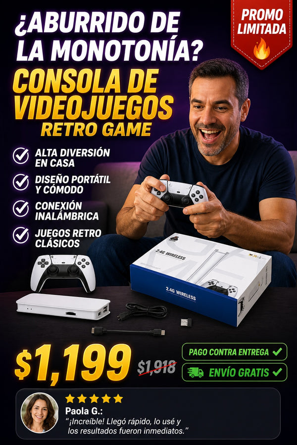 Consola De Videojuegos Retro Game - imagen 3