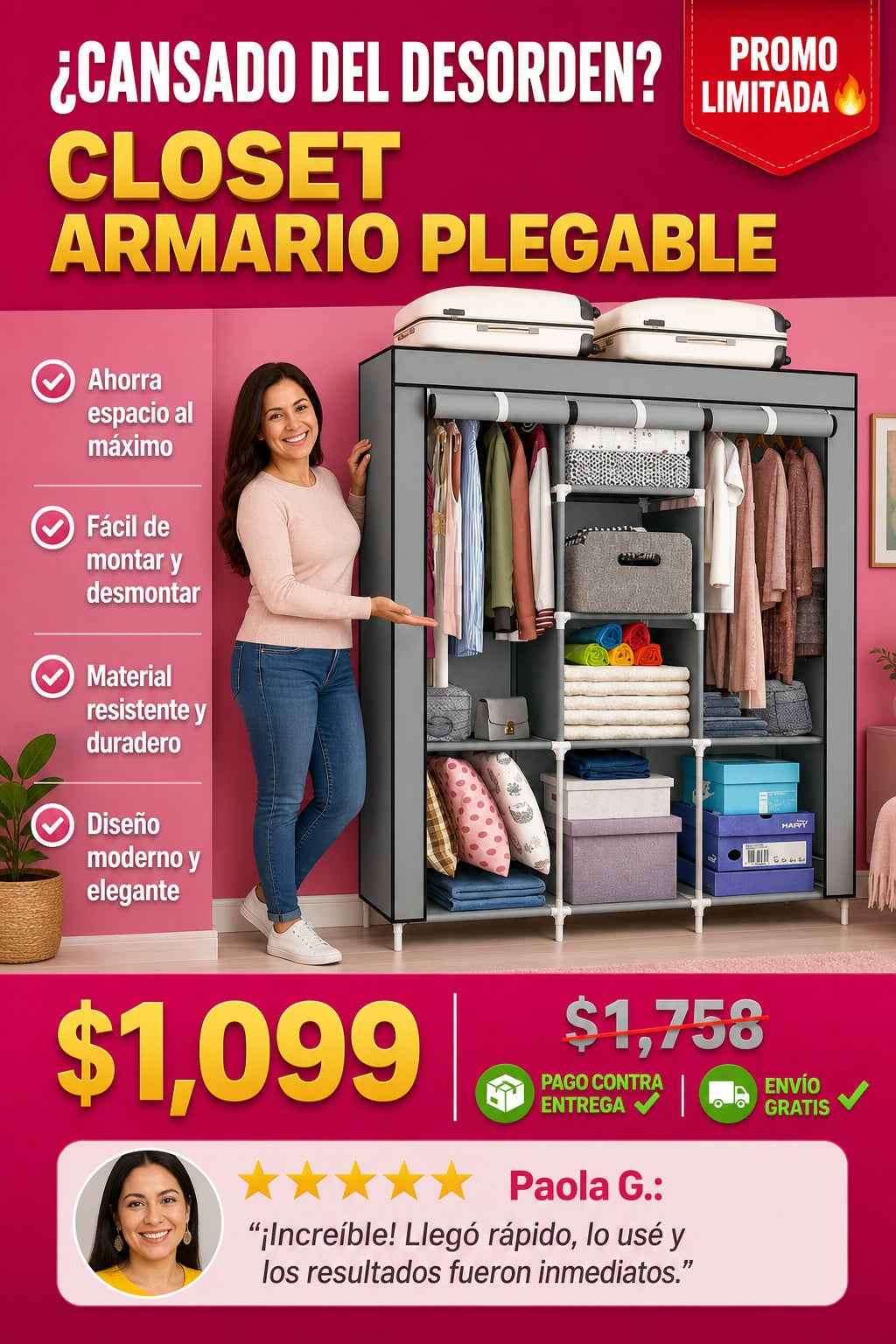 Closet Armario Pegable - imagen 3