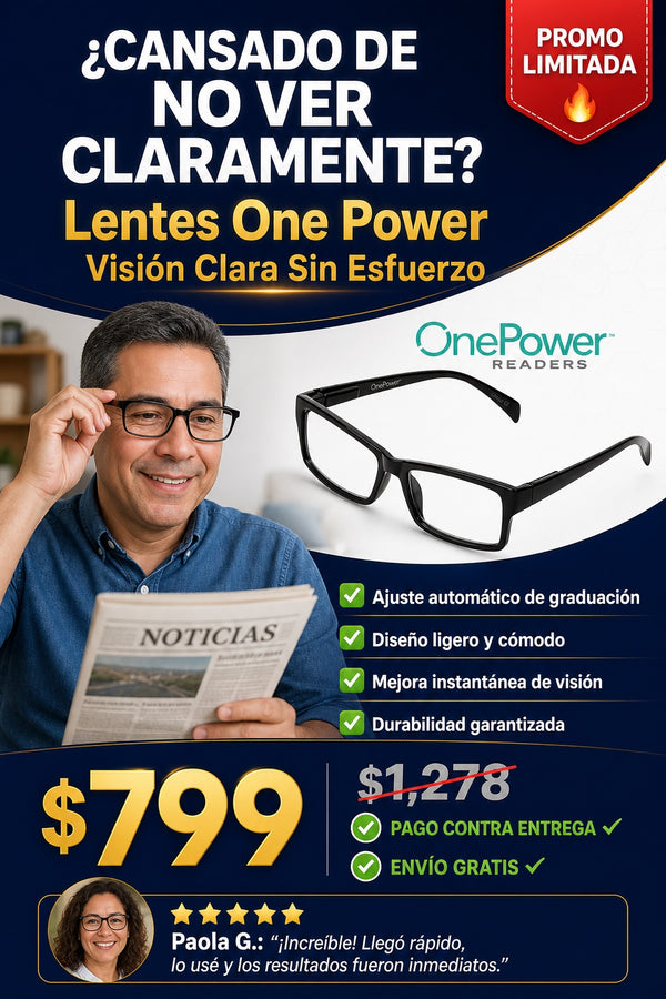 Lentes One Power Visión Clara Sin Esfuerzo - imagen 3