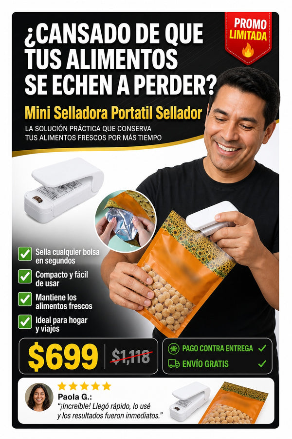 Mini Selladora Portatil Sellador - imagen 3