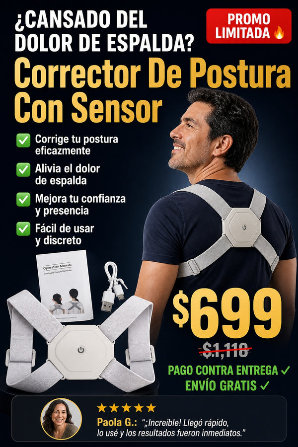 Corrector De Postura Con Sensor - imagen 3