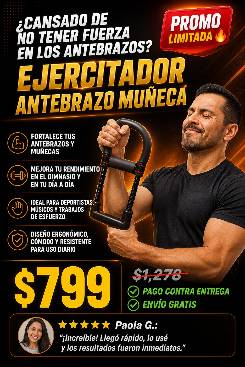 Ejercitador Antebrazo Muneca - imagen 3