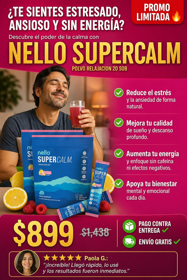 Nello Supercalm Polvo Relajacion 20 Sob - imagen 3