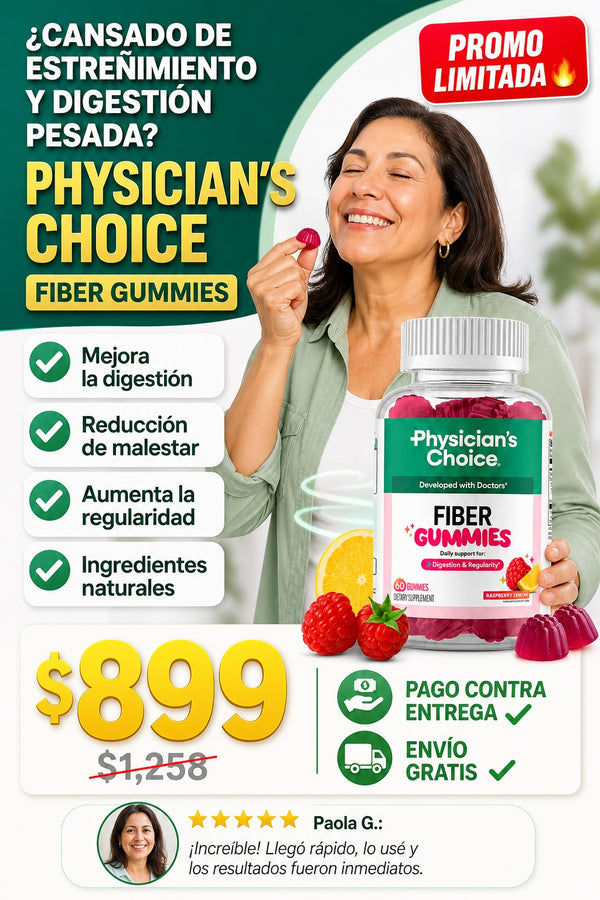 Physician’s Choice Fibra – Alivio para Estreñimiento y Digestión Pesada - imagen 3