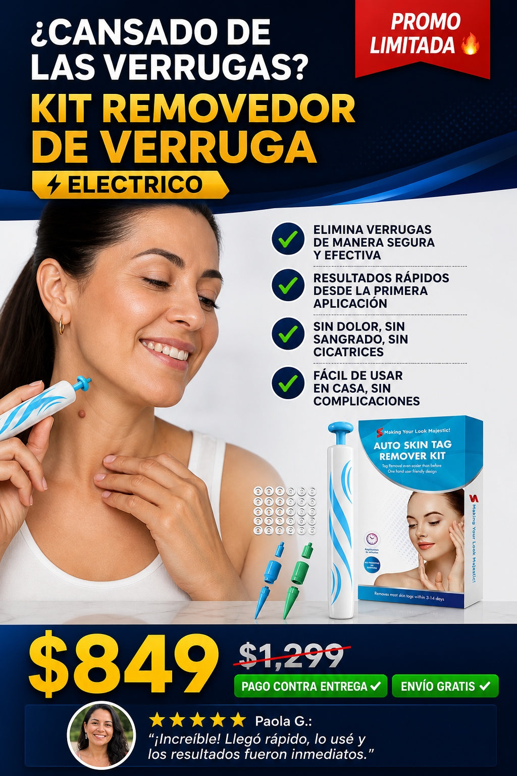 Kit Removedor De Verruga Electrico - imagen 3 - solucion