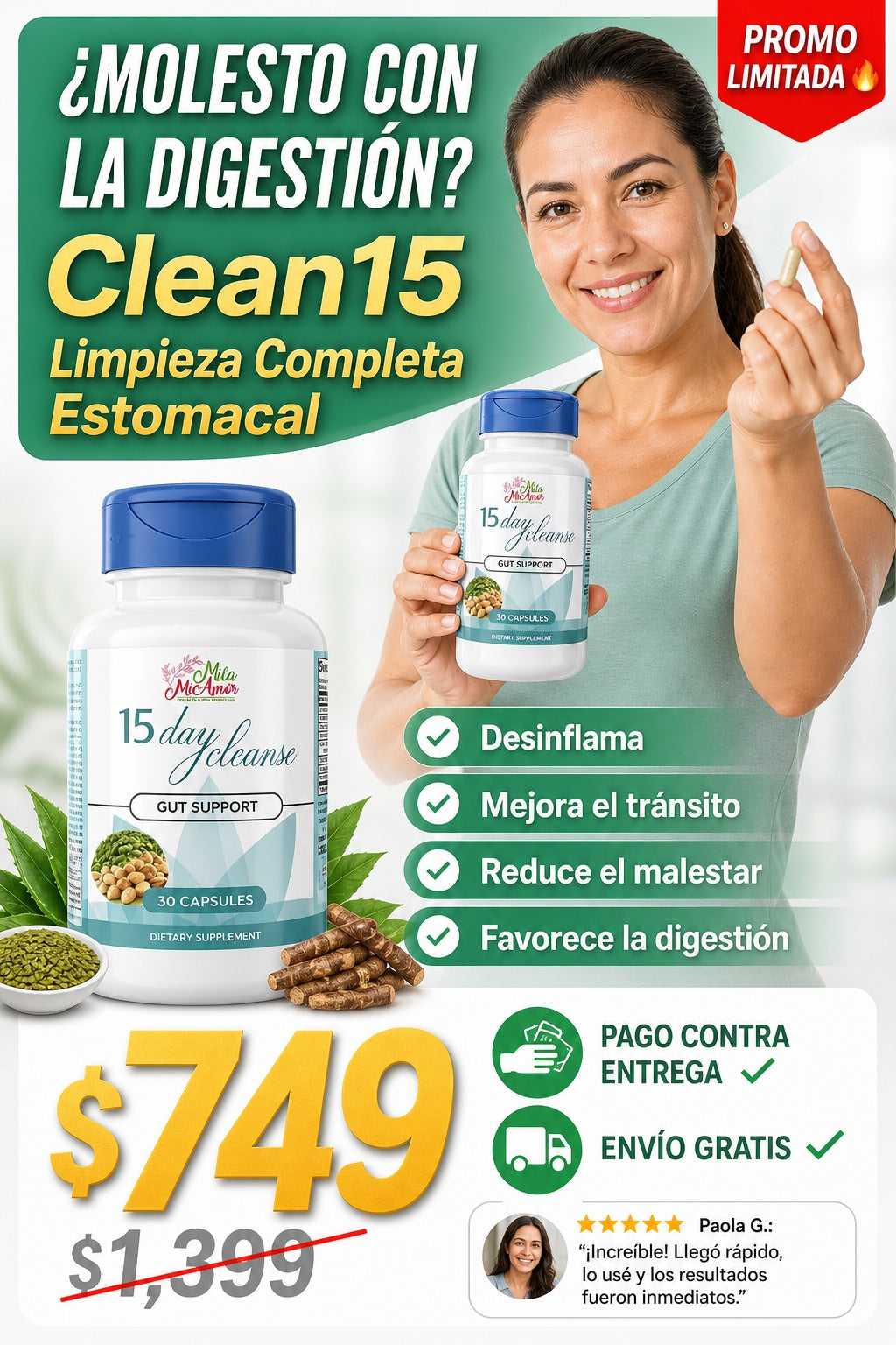 Clean15 Limpieza Completa Estomacal - imagen 3