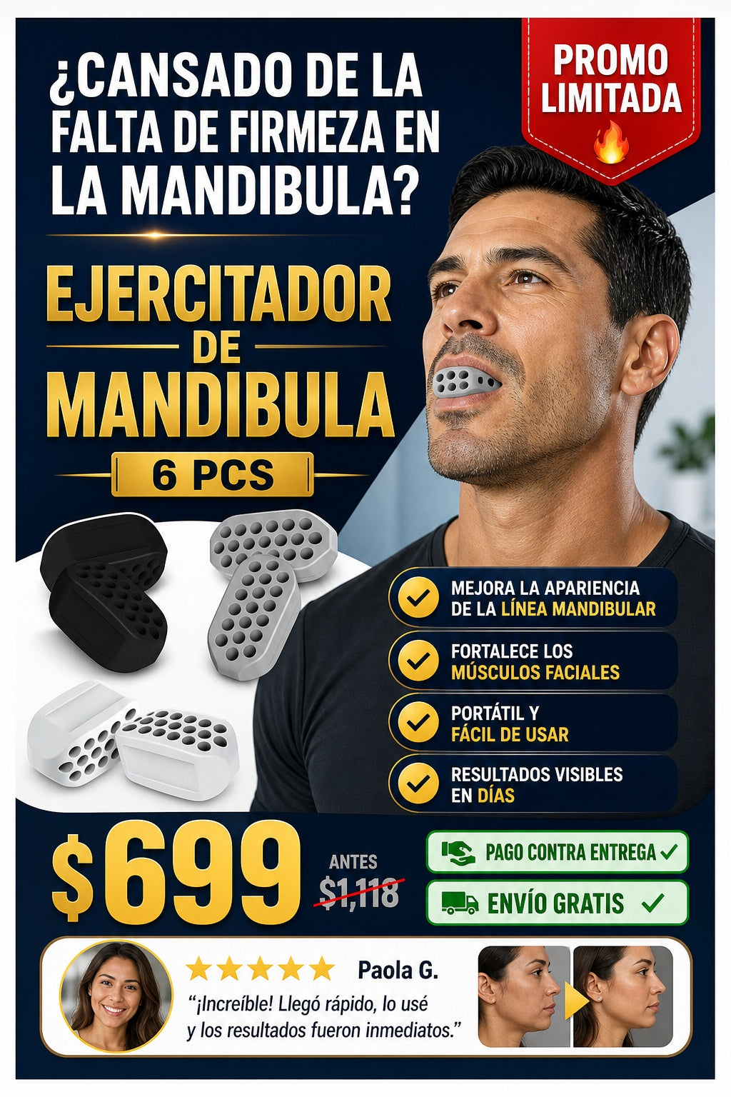 Ejercitador De Mandibula 6 Pcs - imagen 3