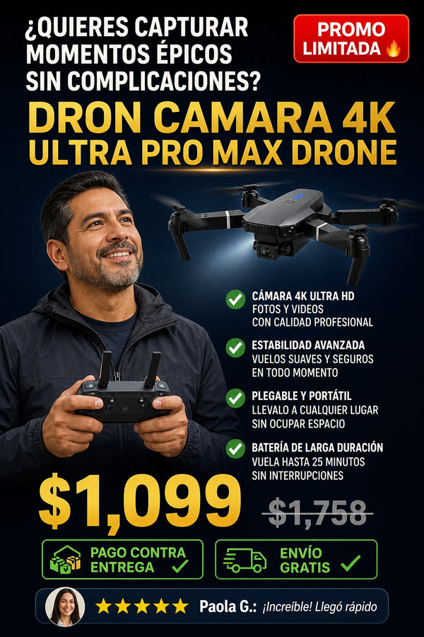 Dron Camara 4k Ultra Pro Max Drone - imagen 3