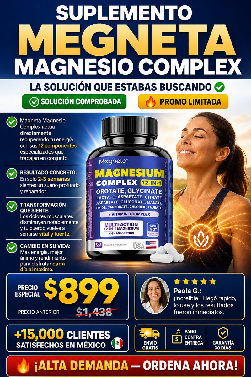 Suplemento Megneta Magnesio Complex - sección 3