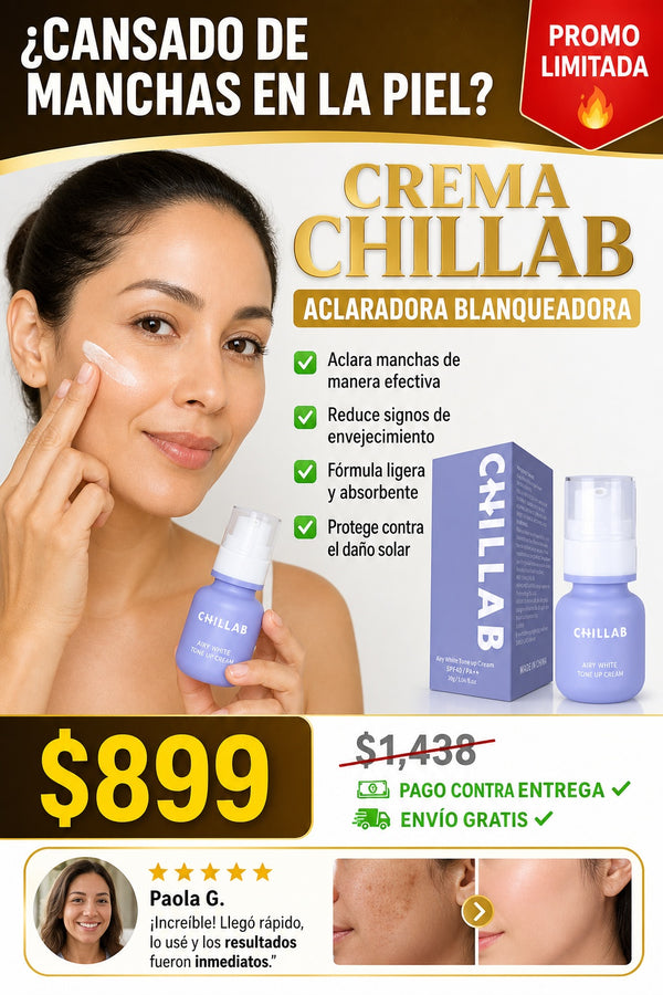 Crema Chillab Aclaradora Blanqueadora - imagen 3